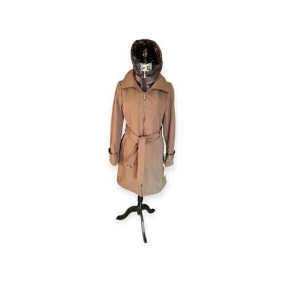Michael Kors Soft Shell Puffer Hooded Jacket Women's Sz Medium - Picture 13 of 16